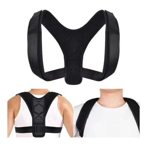 Corretor Postural Ajustável Para Ombros Costas Coluna.