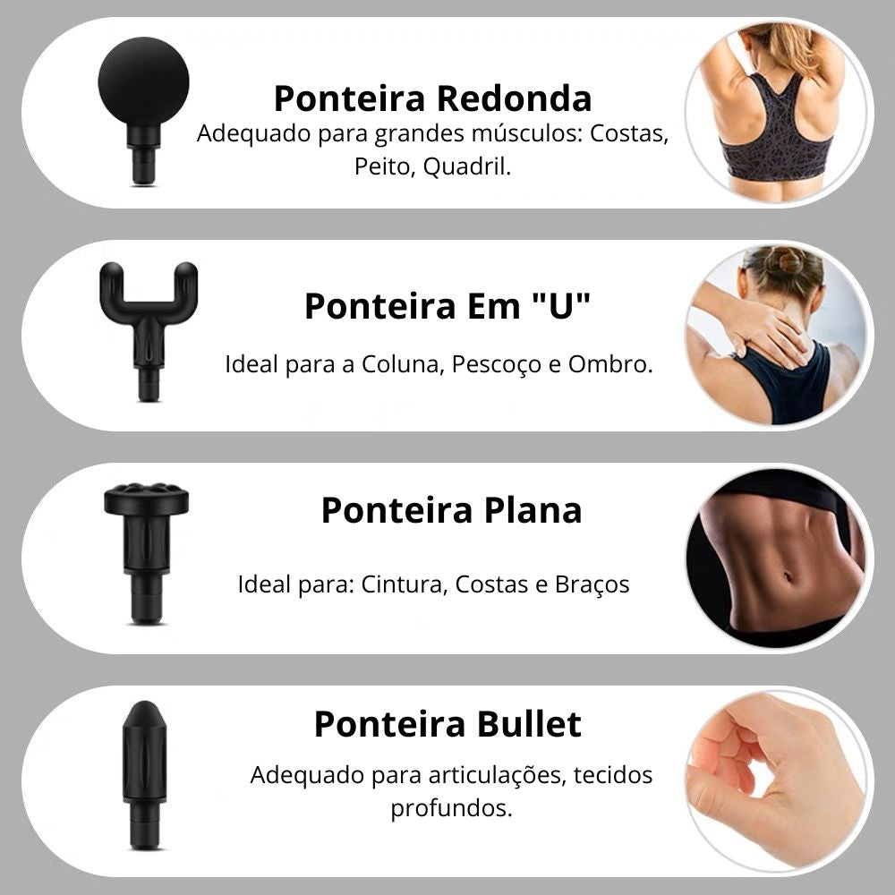 Massageador Muscular Elétrico Profissional 110V/220V.