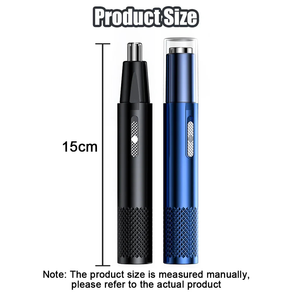 Aparador de Pelos do Nariz e Orelha Elétrico Recarregável 2 em 1.