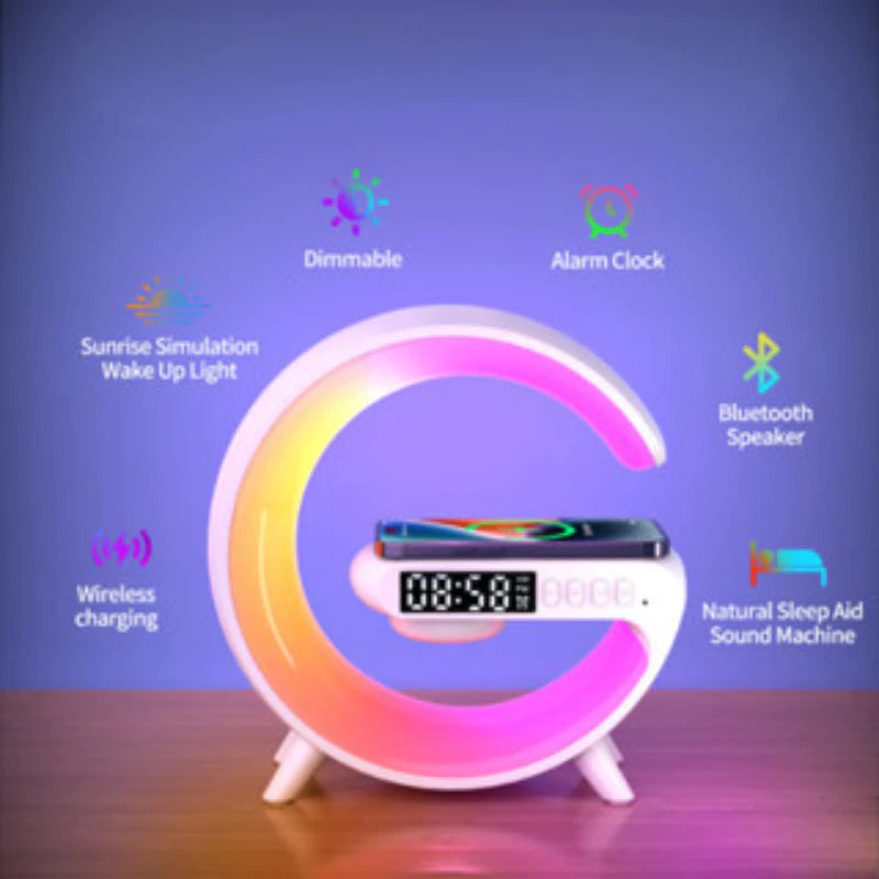 Caixinha De Som G-speaker Carregador Sem Fio Multifunçao Bluetooth