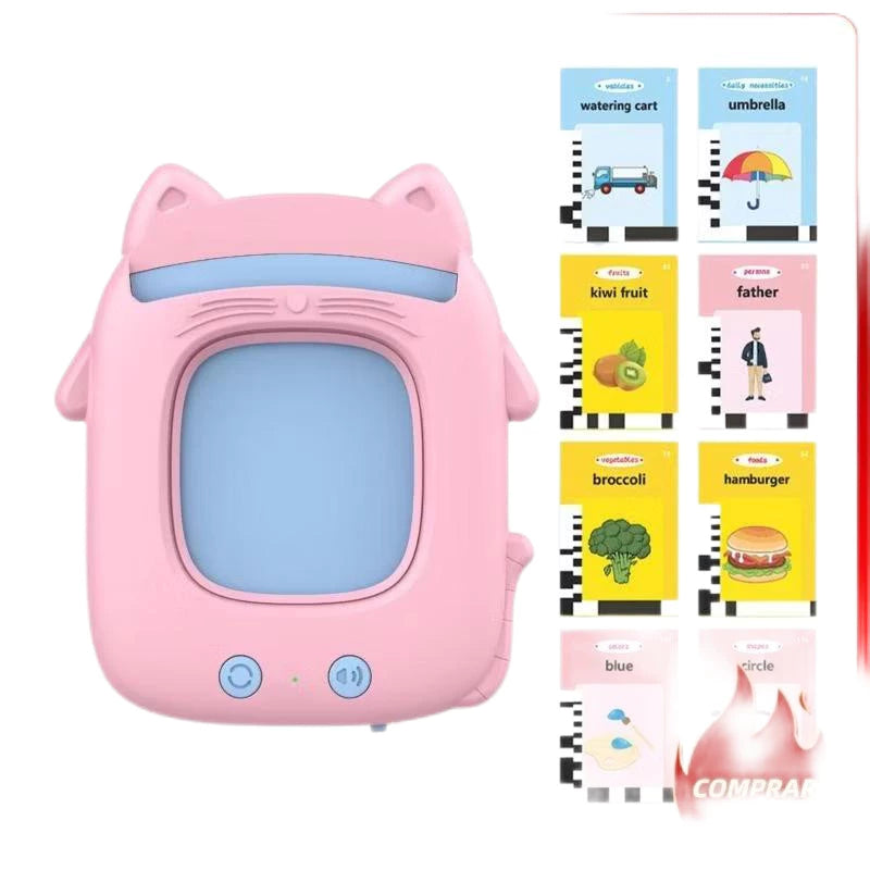 Brinquedo Para Alfabetização de Crianças em Inglês e Português com 224 Palavras